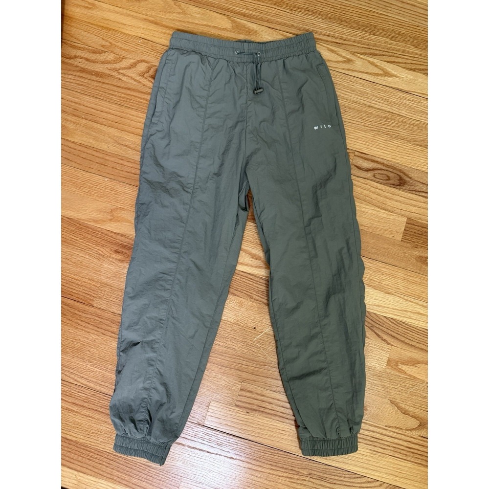 Women's Wilo The Label Sage Green Parachute Jogger Pants Size XS Anthropologie